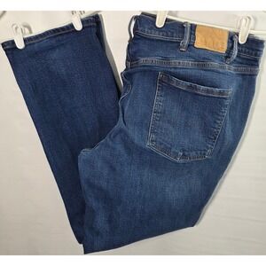 Mututal Weave Athletic Fit Jeans Big Tall Mens 46x34 46 x 34 Blue Denim Sturdy